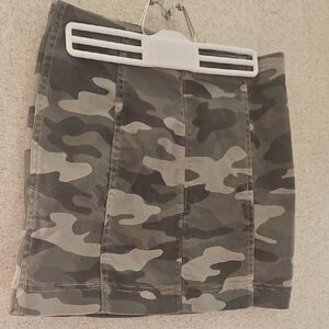 Jolt Camouflage Mini Skirt